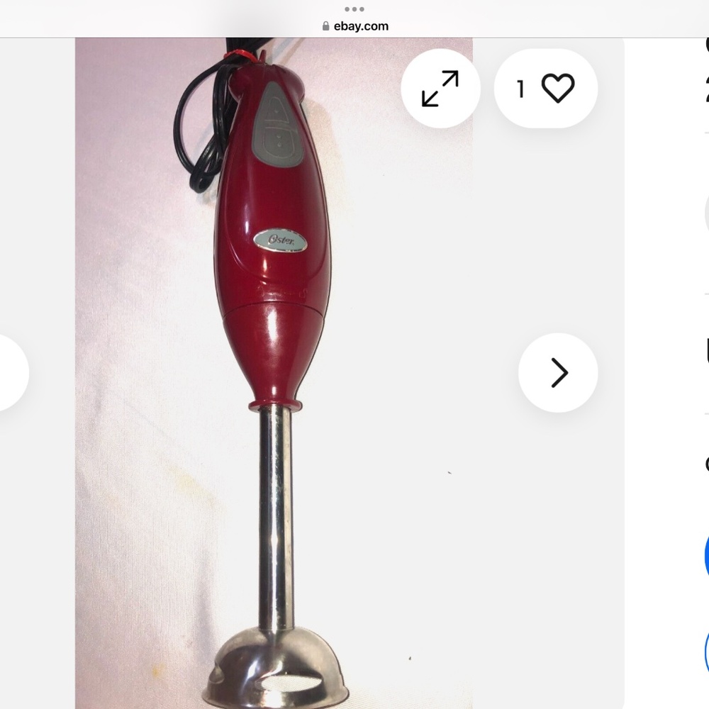 Oyster hand blender Immersion $15